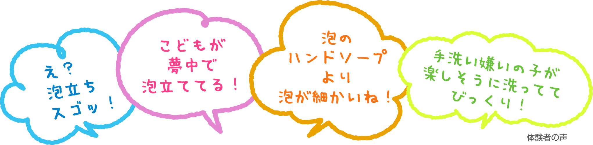 体験者の声